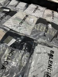 النسخة الأولى من العلامة التجارية BAL تي شيرت قطني كبير الحجم مع شعار Balenci شحن مجاني في جميع أنحاء العالم للتخييم والصيد والمشي لمسافات طويلة والرياضة - Product Image 6