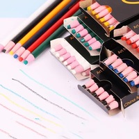 Crayon de tailleur rétractable multicolore, craie textile lavable pour la confection de patrons de vêtements et la couture