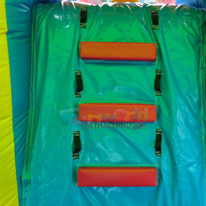 Structure gonflable géante pour enfants, château gonflable commercial avec toboggan, thème jungle - Product Image 6