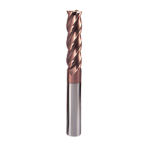 Fraise à queue haute hélice en carbure CNC de haute qualité, fabricant chinois, prix bas, 65HRC, fraise de finition durable