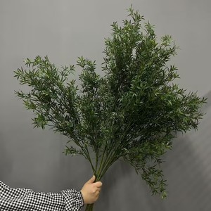 Rama <span class=keywords><strong>de</strong></span> Pino Artificial <span class=keywords><strong>de</strong></span> Alta Calidad, Simulación <span class=keywords><strong>de</strong></span> Plástico, con Helecho y Espárragos Decorativos, para Navidad, Año Nuevo, Acción <span class=keywords><strong>de</strong></span> Gracias y Pascua - Product Image 1