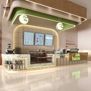 การออกแบบร้านกาแฟและเค้กสุดทันสมัย |   เคาน์เตอร์และตู้โชว์สินค้าแบบสั่งทำพร้อมโซลูชั่นตกแต่งภายในแบบครบวงจรสำหรับร้านขนมหวาน - Product Image 3