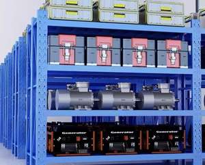 Étagères de présentation de vente au détail multifonctionnelles en acier allié durable, double face, étagères de supermarché robustes, équipement de stockage de marchandises - Product Image 2