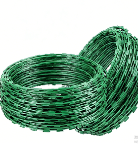 Alambre de púas de plástico recubierto de plástico, serie BTO, para tareas de alta seguridad, disponible para personalizar. - Product Image 1