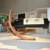 Porte-bouteille en bois acuqé, personnalisé, 50 pièces, forme incurvée, logo personnalisé, pour présentoir de vin, de bière ou de raisin
