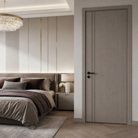 Ensemble complet de portes intérieures en bois avec cadre, portes intérieures design en MDF + portes coulissantes avec cadre en bois massif