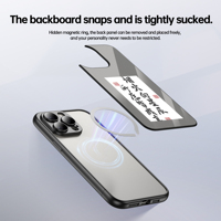 Étui de téléphone portable DIY pour la série 15plus 15 Promax 15plus Écran E-Ink Hivac avec un procédé spécial d'électrodéposition