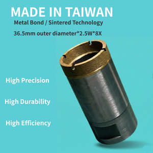 Quartz Machining <b>Abrasive</b> Metal Bonded Diamond <b>Tool</b> Gemstone Drilling Wheel for Glass and Ceramic Applications #100 Grit - Product Image 1