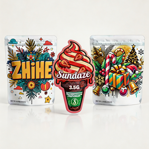 In Stock Custom 3.5 <b>Bags</b> Smell Proof Candy Mylar <b>Bags</b> Child-Proof 3.5g Mylar <b>Bags</b> Matte Finish Candy <b>Bags</b> Pet Food OED OEM - Product Image 1