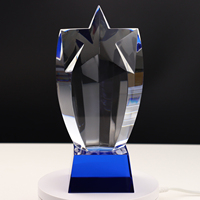 Trophée d'Excellence en Cristal K9 Étoile Brillante – Récompenses de Reconnaissance en Cristal