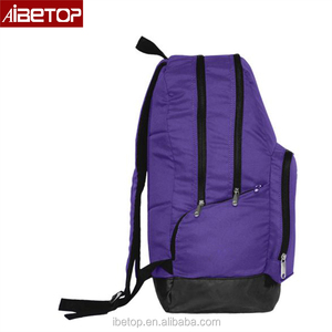 Zaino Semplice Viola per Donna e Uomo, Leggero e Casual con Tasca Frontale per Uso Quotidiano, Scuola e Viaggi - Product Image 3
