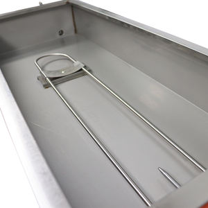 Equipo de Hostelería Comercial BAOKANG, Baño María Eléctrico de Acero Inoxidable, Calentador de Alimentos para <span class=keywords><strong>Buffet</strong></span>, 3 Recipientes, 1.5KW - Product Image 4