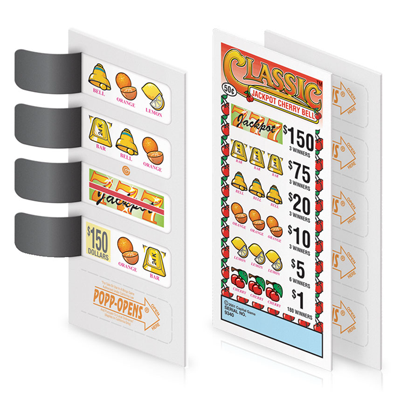 Продажа с завода, билет на отклеивание в джекпоте