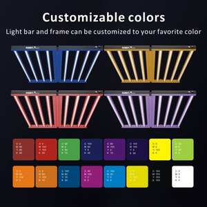 Risen Green 6/<span class=keywords><strong>8</strong></span> Bar Full Spectrum Grow Light LED Plantas de interior Grow Light para sistema hidropónico Invernadero Grow Tent - Product Image 4