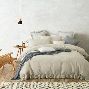 Linge de <span class=keywords><strong>lit</strong></span> 100% pur <span class=keywords><strong>lin</strong></span> français <span class=keywords><strong>housse</strong></span> de couette définit la taille du client ensembles de literie - Product Image 1