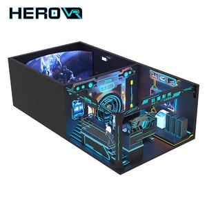 Simulador de movimiento HEROVR multijugador interior/exterior pantalla de película VR curvada teatro Orbital para montaña rusa educativa - Product Image 4