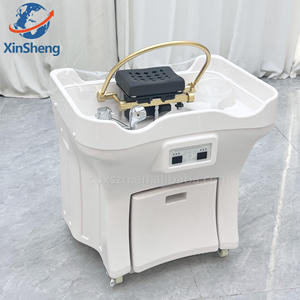 Mobiles <span class=keywords><strong>Shampoo</strong></span>-Becken mit 60-Liter-Wassertank-Lagerkopf Wasser <span class=keywords><strong>Shampoo</strong></span>-Schüssel Waschbecken Möbel für Friseursalon Beauty Spa-Anwendung - Product Image 1