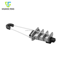 SHUANGFENG Abrazaderas de Anclaje de Caída para Postes de Aleación de Aluminio PA500 Certificadas ISO9001, Accesorios para Cables de Alimentación Aéreos