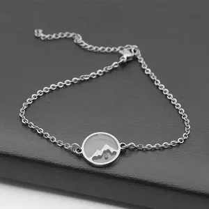 Move Mountains Mustard Seed Adjustable Chain Bracelet Stainless Steel Gold Plated Faith Jewelry Christian Gifts