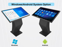 Software de logotipo personalizado para panel LCD en quioscos interactivos de pantalla táctil todo en uno para uso minorista