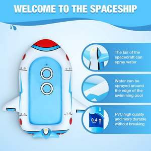 बच्चों के लिए inflatable स्विमिंग पूल ग्राउंड टॉडलर पूल स्प्लेश पैड के ऊपर - Product Image 6