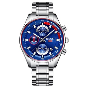 Reloj de Pulsera de Cuarzo de Lujo para Hombre Drioshipping 2375, Estilo Ejecutivo, Caja Dorada, Correa de Acero Inoxidable de 5 mm de Grosor, Cronógrafo Impermeable - Product Image 3