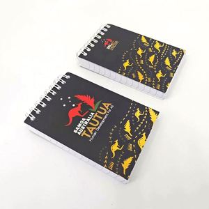 Promotional A7 PP Cover Coil Notebook Customized logo Waterproof Pocket Record Notepad Paper School Office Supplier - Product Image 1