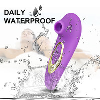 SacKnove Bestseller USB-Aufladbarer 5-Modus Silikon-Klitoris-Sauger Brust-Stimulator Vagina-Saugvibrator Sexspielzeug für Frauen