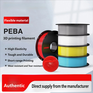 Filamento 3D PEBA Negro Blanco Rojo Naranja Amarillo Resistente al Desgaste Impresión Remota Alta Elasticidad Resistente a Roturas 1 kg - Product Image 1