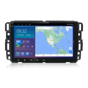 Vidéo de voiture Android 8 pouces pour Chevrolet Silverado GMC Sierra Impala Traverse Avalanche Express Yukon Acadia Savana GPS Navigation