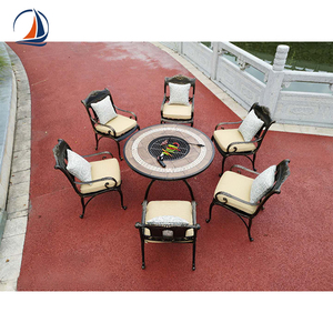 हॉट सेलिंग आउटडोर गार्डन फर्नीचर और कुर्सियों के बाहर एल्यूमीनियम के बाहर - Product Image 4