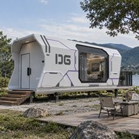 Maison Capsule Spatiale Préfabriquée Modulaire pour Projet de Glamping avec Système d'Installation Rapide