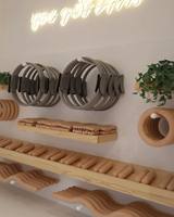 Ensemble de studio intérieur tout-en-un, tapis de sol en PVC, poids de main réglables et cordes de tube d'étirement, conception ODM personnalisée