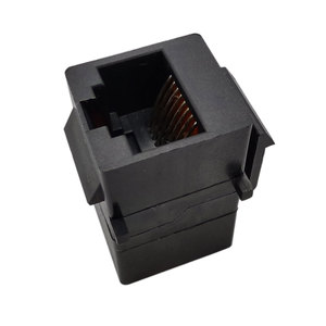Coupleur réseau en ligne UTP <span class=keywords><strong>Cat</strong></span> <span class=keywords><strong>5e</strong></span> blanc/noir <span class=keywords><strong>RJ</strong></span> 45 ports femelle Networking Ethernet Keystone Jack 8P8C - Product Image 1
