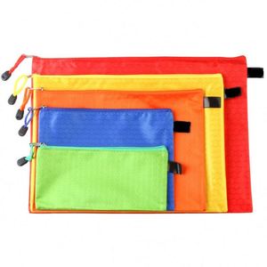 Lock Envelope <b>File</b> Folder A4 Pouch Factory Price Full Color Customizable Plastic Oxford <b>Document</b> Bag with Zipper - Product Image 5