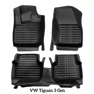 Tapis de sol de voiture antidérapants de haute qualité 3D 5D, tapis de voiture, tapis de voiture pour VW Gol Amarok Golf Tiguan Touran <span class=keywords><strong>Sharan</strong></span> Passat - Product Image 2
