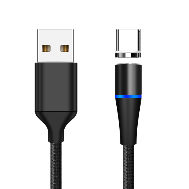 Ready to Ship New Data Transfer 3 in 1 Fast Charging Cable Magnet Charger Cable for Type-c Android Ipro