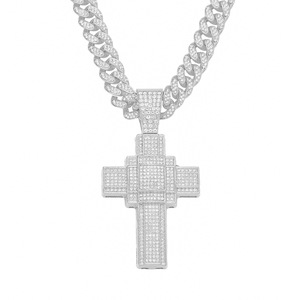 2026 New Hot Selling Hiphop Retro <b>Cross</b> Pendant Necklace Cool Personalized Design Men's Necklaces Wholesale Jewelry Trendy - Product Image 6