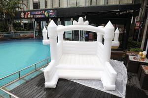 Unisex bianco casa di rimbalzo di nozze gonfiabile che salta <span class=keywords><strong>castello</strong></span> gonfiabile 1 pezzo MOQ - Product Image 4