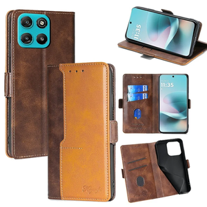 เคสหนัง PU แบบฝาพับกันกระแทกสุดหรูพร้อมที่ใส่บัตรและอุปกรณ์ป้องกันกล้องสำหรับ17/16 Pro Max - Product Image 3
