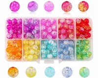 6mm plat entretoise Femme perles à la main polymère argile bricolage breloques coloré acrylique plastique Lucite bijoux faisant des Kits bricolage accessoires