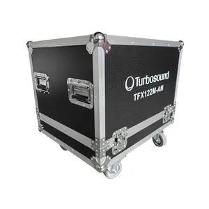 Turbosound TFX122M-AN Flight Case With Wheels Active 12 Inch Monitor Speaker Pa System Portable Speakers Flight Case