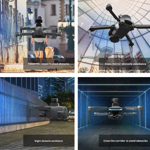 Drone GPS L200 Pro Max 250g HD pour photographie aérienne avec nacelle stabilisée électronique 2 axes pour débutants en plastique - Product Image 5