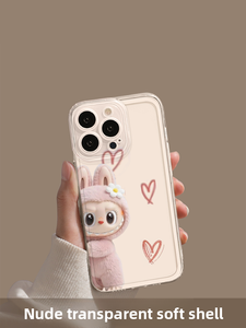 Labubu เคสโทรศัพท์มือถือสำหรับ iPhone 16pro MAX Huawei pura 70 Xiaomi 15เคสนิ่มสำหรับ redmi OPPO VIVO - Product Image 4