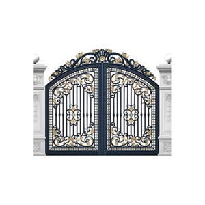 Thiết Kế Cổng Nhà Màu Chất Lượng Tốt Và Cổng Bên Bằng Sắt Rèn - Product Image 5