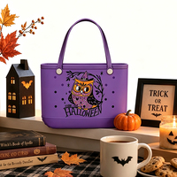 Sacs fourre-tout en EVA imperméables grande capacité pour Noël et Halloween, sacs de plage personnalisables avec logo, vente en gros