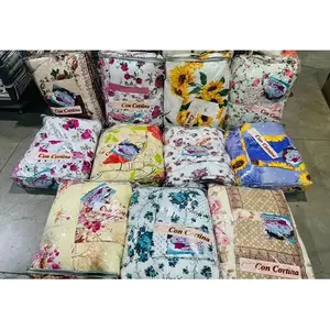 Juego de edredón Con Cortina tamaño King de 5 piezas con diseño floral, con cortina, ropa de cama para el hogar, estilo clásico, microfibra de poliéster - Product Image 5