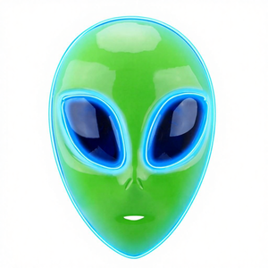 <span class=keywords><strong>Maschera</strong></span> LED Aliena per Adulti e Bambini, <span class=keywords><strong>Maschera</strong></span> Luminosa per Halloween con 3 Modalità, <span class=keywords><strong>Maschera</strong></span> Illuminata per Festival e Cosplay, Made in Cina - Product Image 1