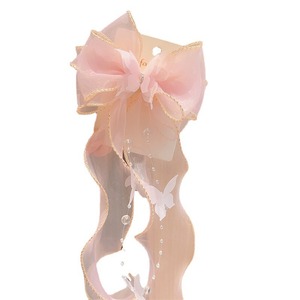 Nueva edición coreana, accesorios para el cabello, correa de lazo de malla súper inmortal, cadena de cuentas, joyería de horquilla para niños - Product Image 5