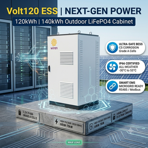 Gabinete BESS Inteligente Volt120 de 120 kWh con Protocolo RS485 CAN ModbusTCP para Emparejamiento con Inversores Comerciales - Product Image 1